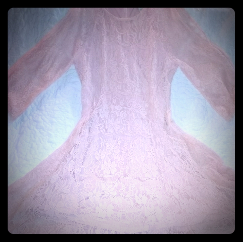 Pink Lace Dress